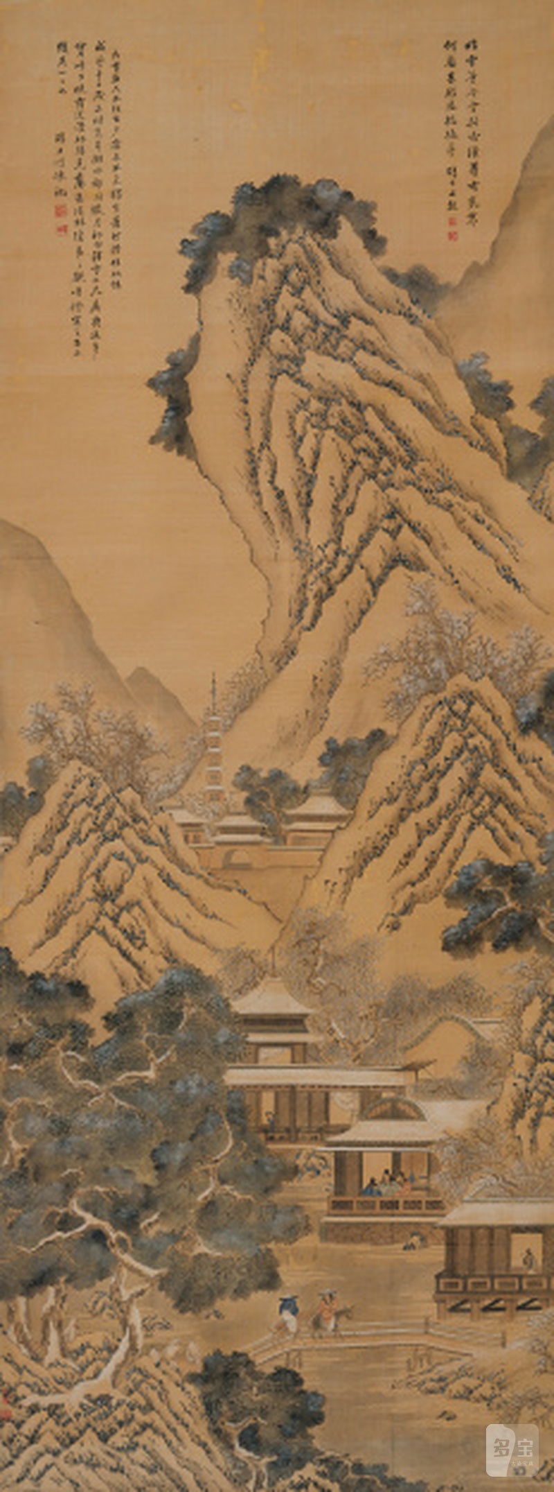 戴 熙（1801-1860） 雪晴访友 - 图1